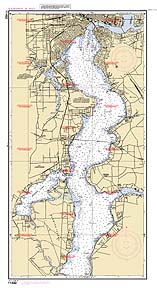 Map of St Johns River