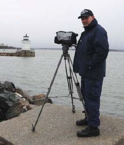Filming on Location