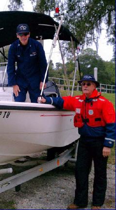 Whit Vick and Cris Vonderheide Prepare for a patrol